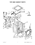 Diagram for 02 - Top And Cabinet Parts