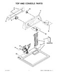 Diagram for 01 - Top And Console Parts