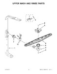 Diagram for 07 - Upper Wash And Rinse Parts