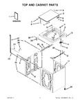 Diagram for 02 - Top And Cabinet Parts