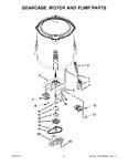 Diagram for 05 - Gearcase, Motor And Pump Parts