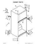 Diagram for 02 - Cabinet Parts