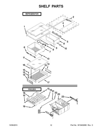 Diagram for MFB2055YEW00