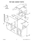 Diagram for 02 - Top And Cabinet Parts