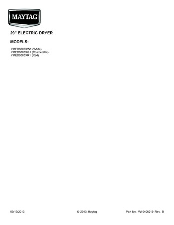 Diagram for YMED6000XG1