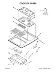 Diagram for 02 - Cooktop Parts