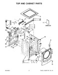 Diagram for 02 - Top And Cabinet Parts