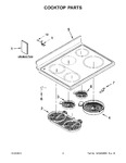 Diagram for 02 - Cooktop Parts