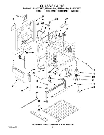 Diagram for JES9800CAR00