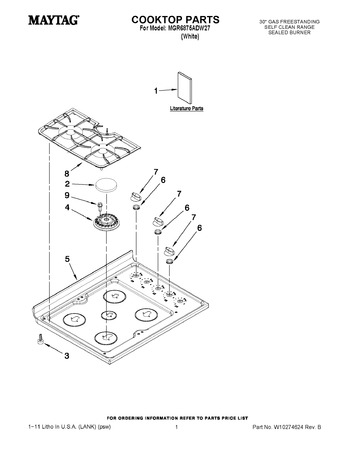 Diagram for MGR6875ADW27