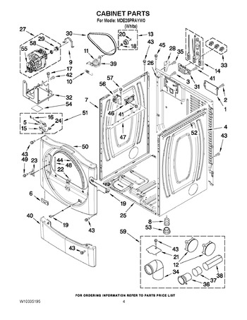 Diagram for MDE25PRAYW0