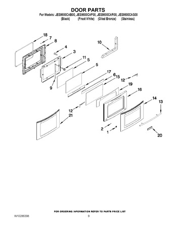 Diagram for JES9800CAR00