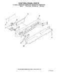 Diagram for 02 - Control Panel Parts