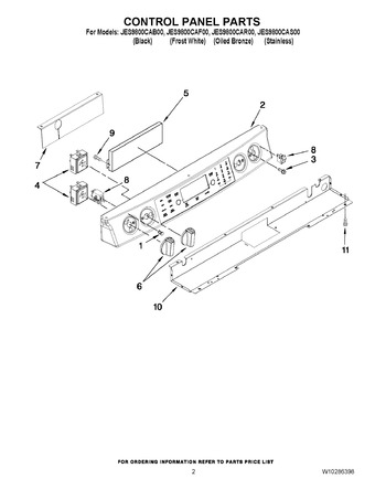 Diagram for JES9800CAR00