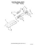 Diagram for 02 - Control Panel Parts