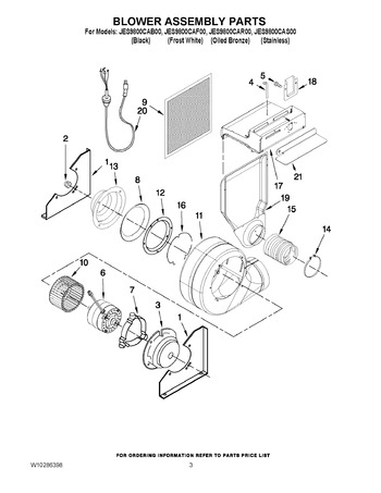 Diagram for JES9800CAR00