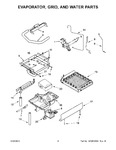 Diagram for 03 - Evaporator, Grid, And Water Parts