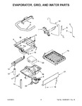 Diagram for 03 - Evaporator, Grid, And Water Parts