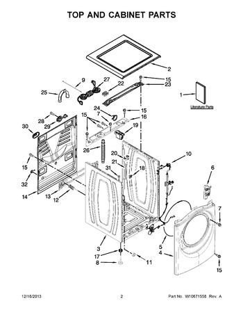 Diagram for NFW5700BW1