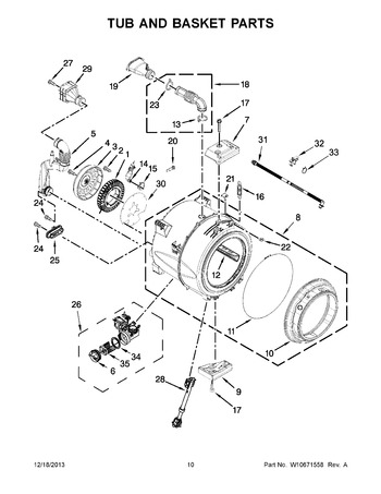 Diagram for NFW5700BW1