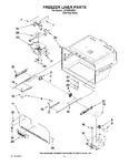 Diagram for 06 - Freezer Liner Parts