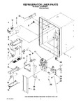 Diagram for 02 - Refrigerator Liner Parts