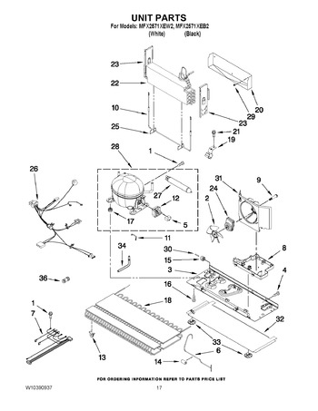 Diagram for MFX2571XEW2