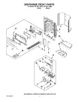 Diagram for 08 - Dispenser Front Parts