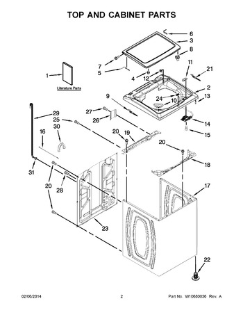 Diagram for 7MMVWH450DW0