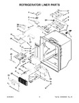 Diagram for 03 - Refrigerator Liner Parts