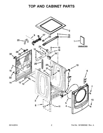 Diagram for MHW5400DW0