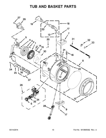 Diagram for MHW5400DW0