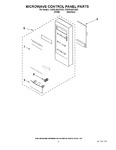 Diagram for 02 - Microwave Control Panel Parts