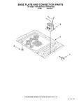 Diagram for 06 - Base Plate And Convection Parts