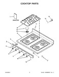 Diagram for 02 - Cooktop Parts