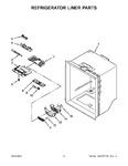 Diagram for 05 - Refrigerator Liner Parts