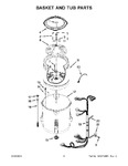 Diagram for 04 - Basket And Tub Parts