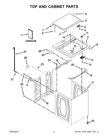 Diagram for MVWC425BW1