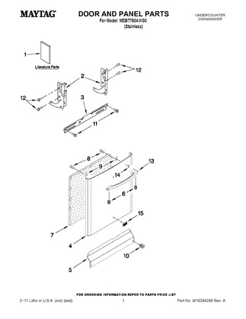 Diagram for MDB7760AWS0