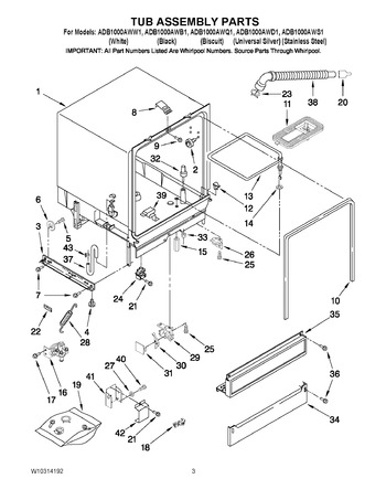 Diagram for ADB1000AWS1