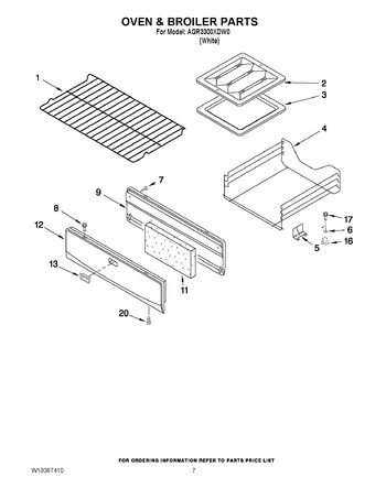 Diagram for AGR3300XDW0