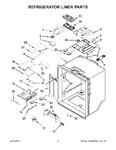 Diagram for 04 - Refrigerator Liner Parts