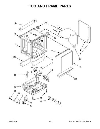 Diagram for JDB9600CWP0