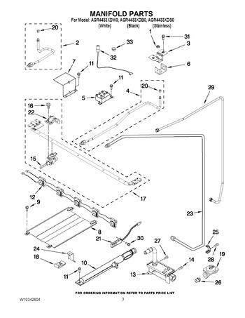 Diagram for AGR4433XDW0