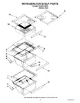 Diagram for 03 - Refrigerator Shelf Parts