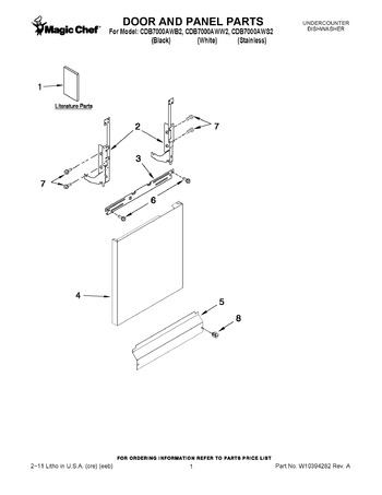 Diagram for CDB7000AWS2