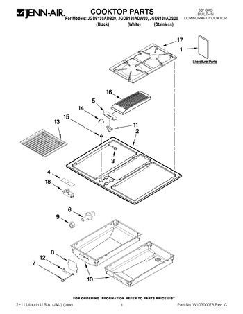 Diagram for JGD8130ADS20