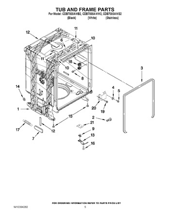 Diagram for CDB7000AWS2