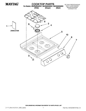 Diagram for MGRH865QDB1