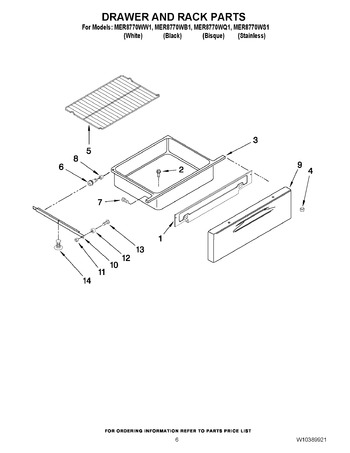 Diagram for MER8770WS1